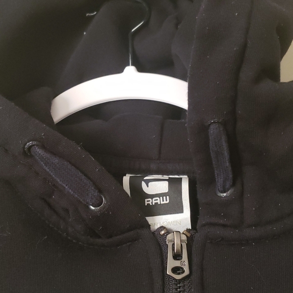G-STAR black hoodie fleece lined - Picture 2 of 5